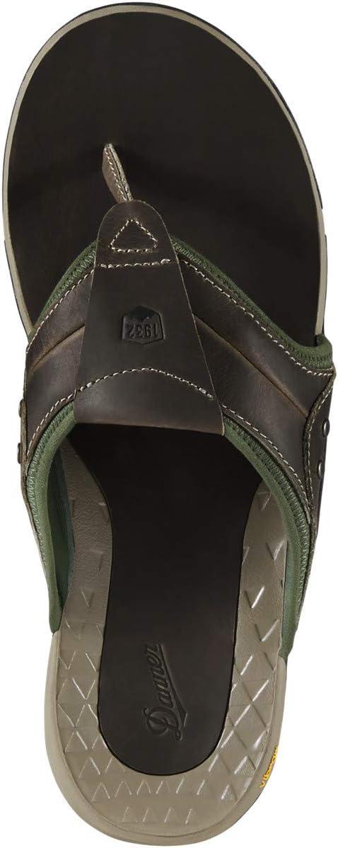 imageDanner Lost Coast Sandal  Mens Comfortable Outdoor Slides Durable Lightweight Design Casual WearGrayKombu Green