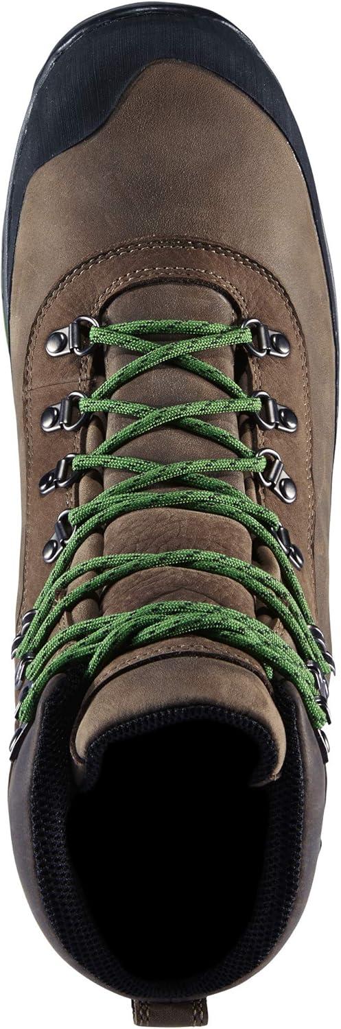 imageDanner Mens Crag Rat USA 7quot GoreTex Hiking BootBrownGreen  Nubuck