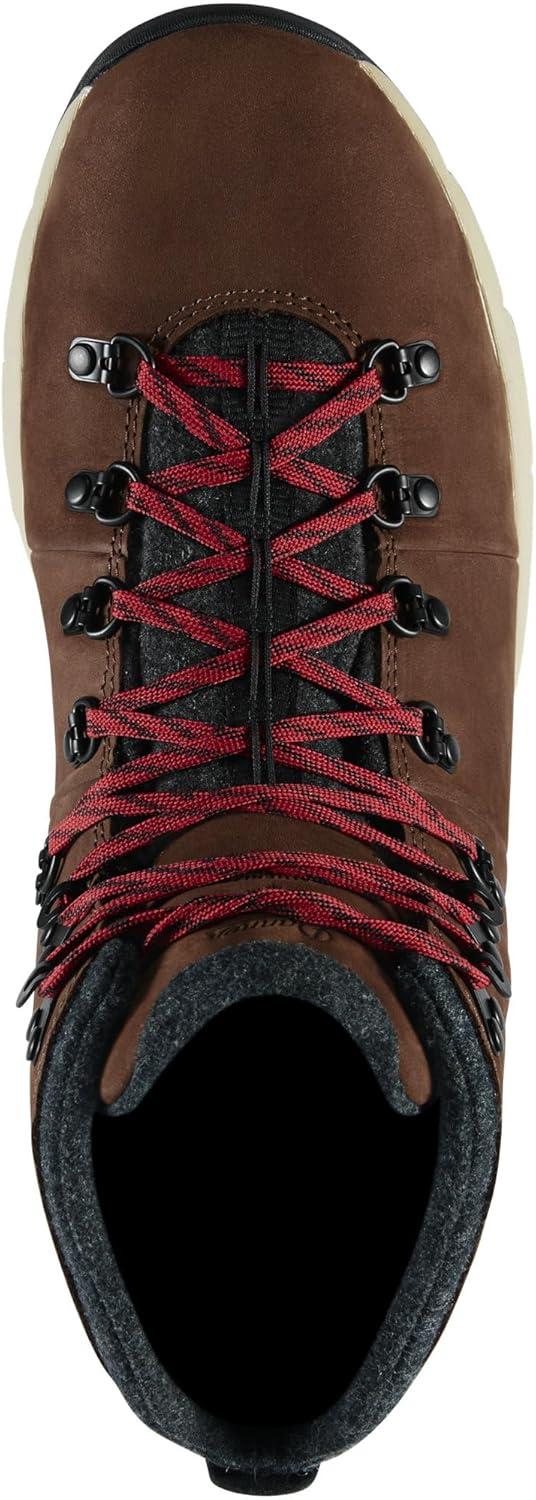imageDanner Mens Mountain 600 45quot 200G Waterproof Hiking BootPineconeBrick Red