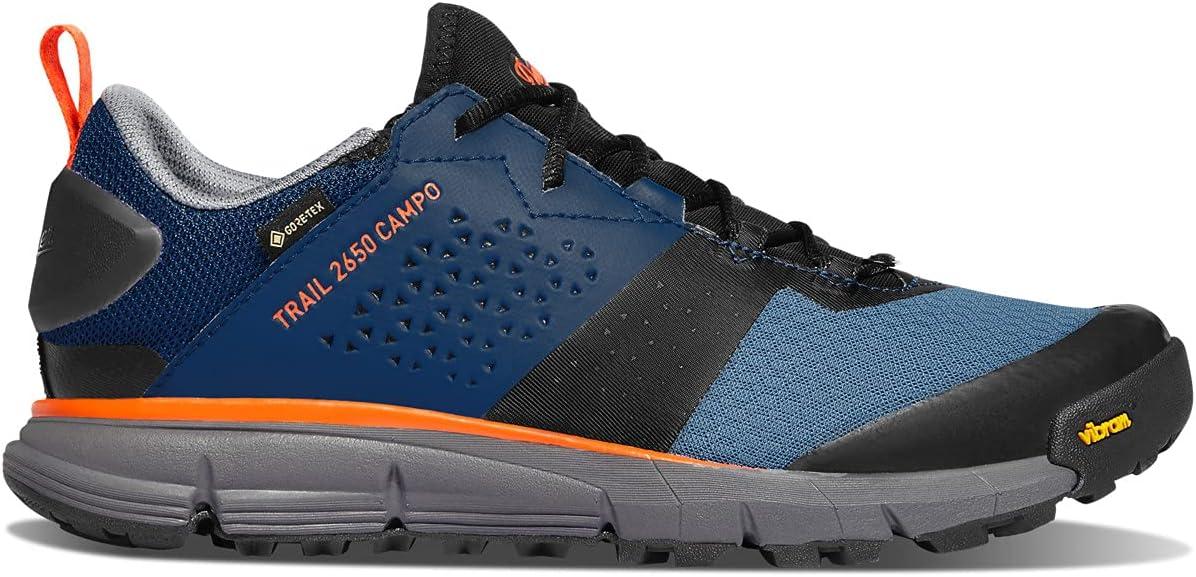 imageDanner Mens Trail 2650 Campo GTX 3quot NonInsulated Waterproof Hiking ShoesBlueOrange