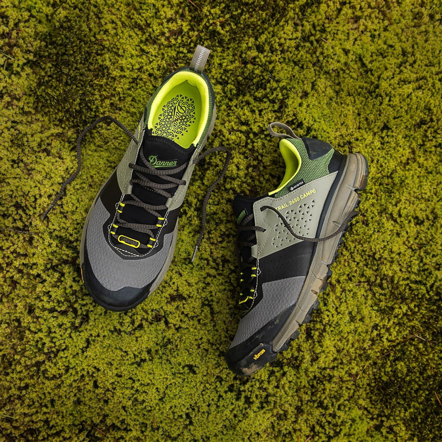 imageDanner Mens Trail 2650 Campo GTX 3quot NonInsulated Waterproof Hiking ShoesBrownMeadow Green