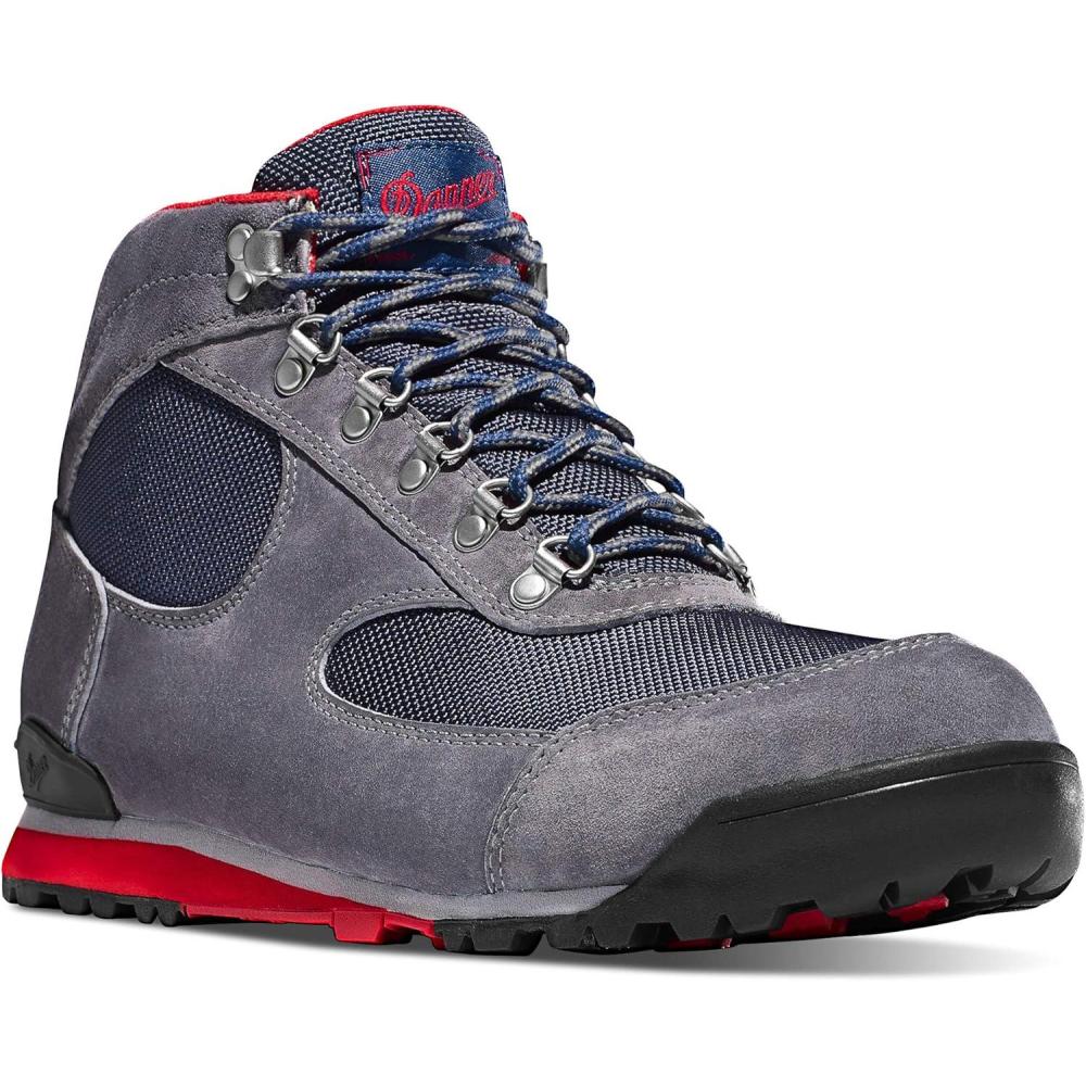 imageDanner Mens Jag 45quot Waterproof Lifestyle BootSteel GrayBlue Wing  Nubuck