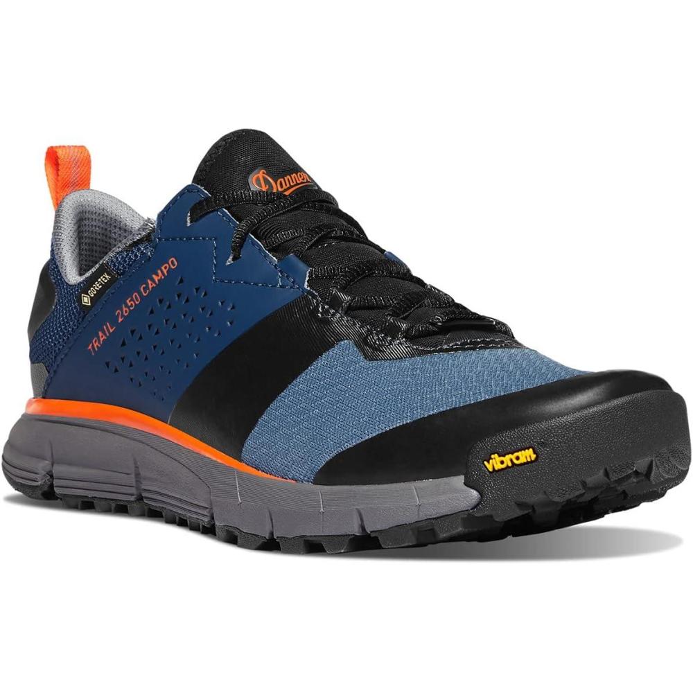 imageDanner Mens Trail 2650 Campo GTX 3quot NonInsulated Waterproof Hiking ShoesBlueOrange