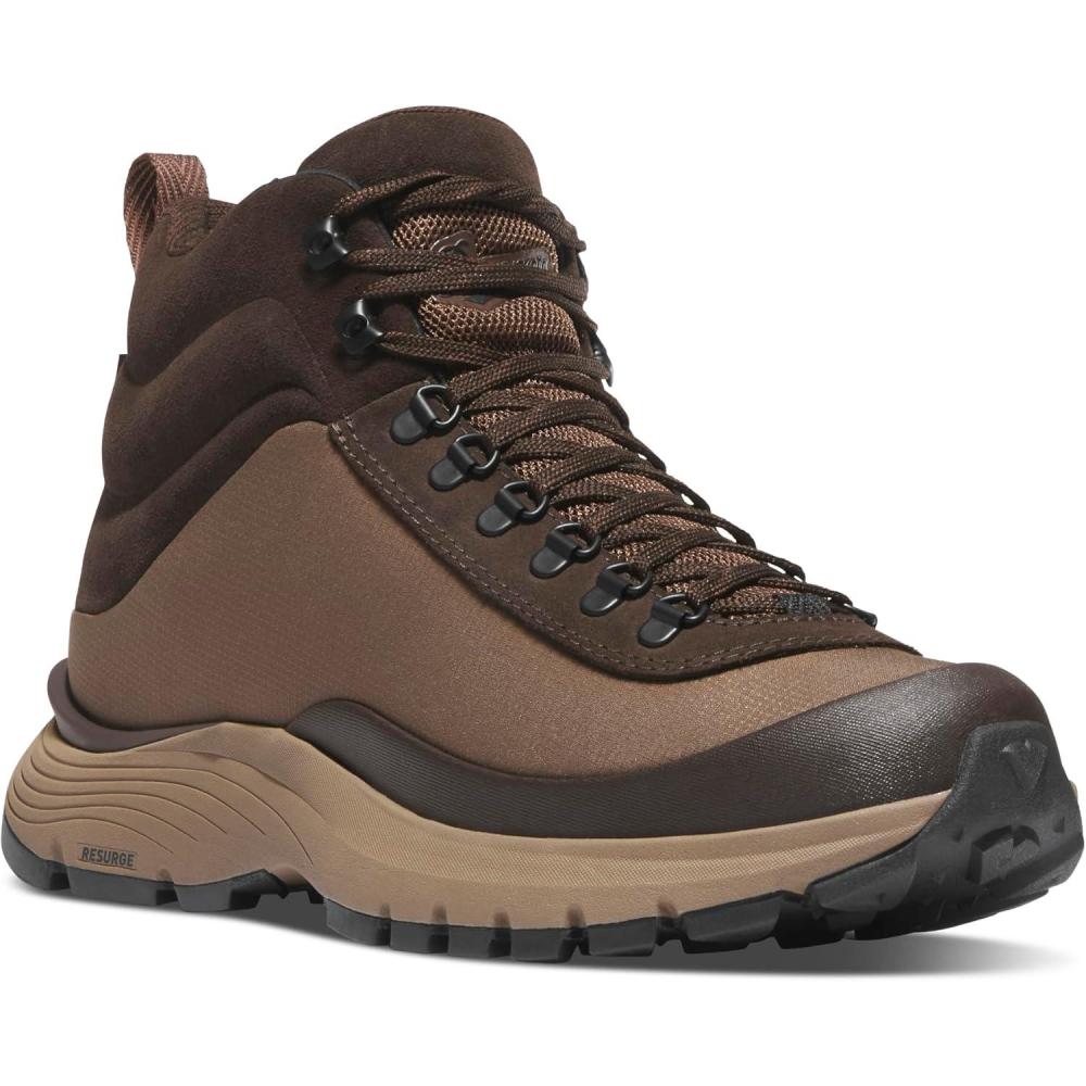 imageDanner Trail Trainer Mid 4quot Mens Waterproof Hiking Boots Lightweight Durable Uninsulated Outdoor FootwearPinecone BrownCoffee Brown