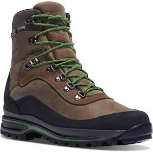 imageDanner Mens Crag Rat USA 7quot GoreTex Hiking BootBrownGreen  Nubuck