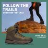 imageDanner Vital Trail 5 Hiking Boots for Men  Waterproof AbrasionResistant Leather and Textile with ShockAbsorbing Midsole and Traction OutsoleBrownOlive