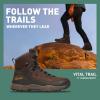imageDanner Vital Trail 5 Hiking Boots for Men  Waterproof AbrasionResistant Leather and Textile with ShockAbsorbing Midsole and Traction OutsoleCoffee Brown
