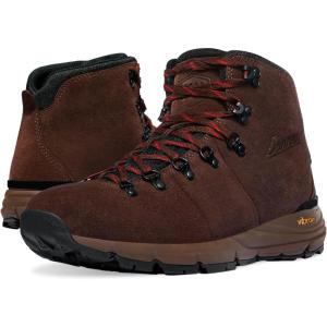 imageDanner Mountain 600 Leaf GoreTex Waterproof Hiking Boots for Men Made with FullGrain Leather with Breathable GoreTex Barrier and Traction OutsoleJavaBossa Nova  Suede
