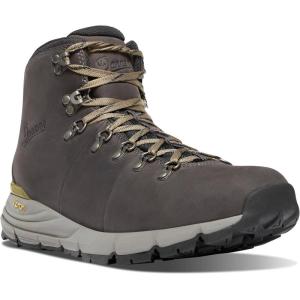 imageDanner Mountain 600 Leaf GoreTex Waterproof Hiking Boots for Men Made with FullGrain Leather with Breathable GoreTex Barrier and Traction OutsoleObsidianKangaroo  New