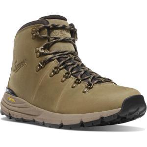 imageDanner Mountain 600 Leaf GoreTex Waterproof Hiking Boots for Men Made with FullGrain Leather with Breathable GoreTex Barrier and Traction OutsoleOliveTimberwolf