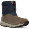 imageDanner Cloud Cap 400G 7quot Mens Waterproof Suede HikingBoots with Vibram Arctic Grip PrimaLoft Insulation ampamp OrthoLite FootbedChocolate ChipTotal Eclipse